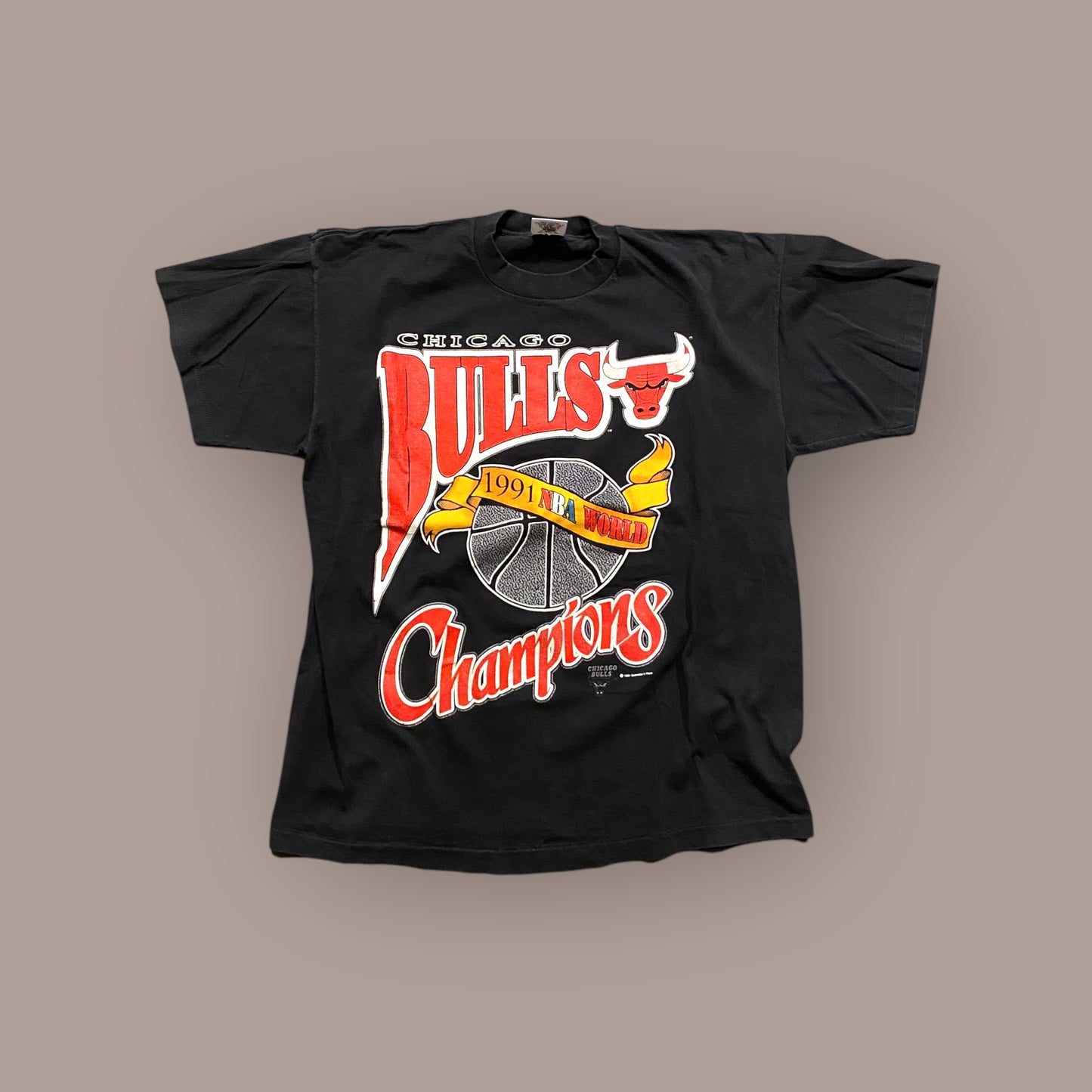 vintage’ 91 chicago bulls championship tee