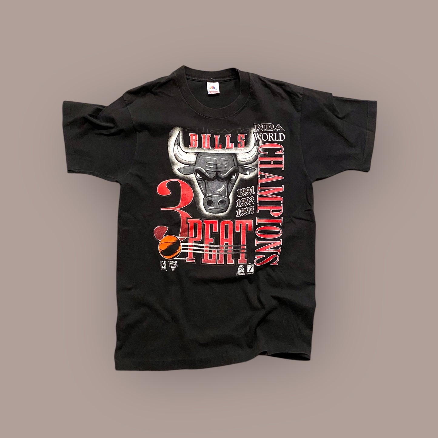 vintage chicago bulls 3peat tee